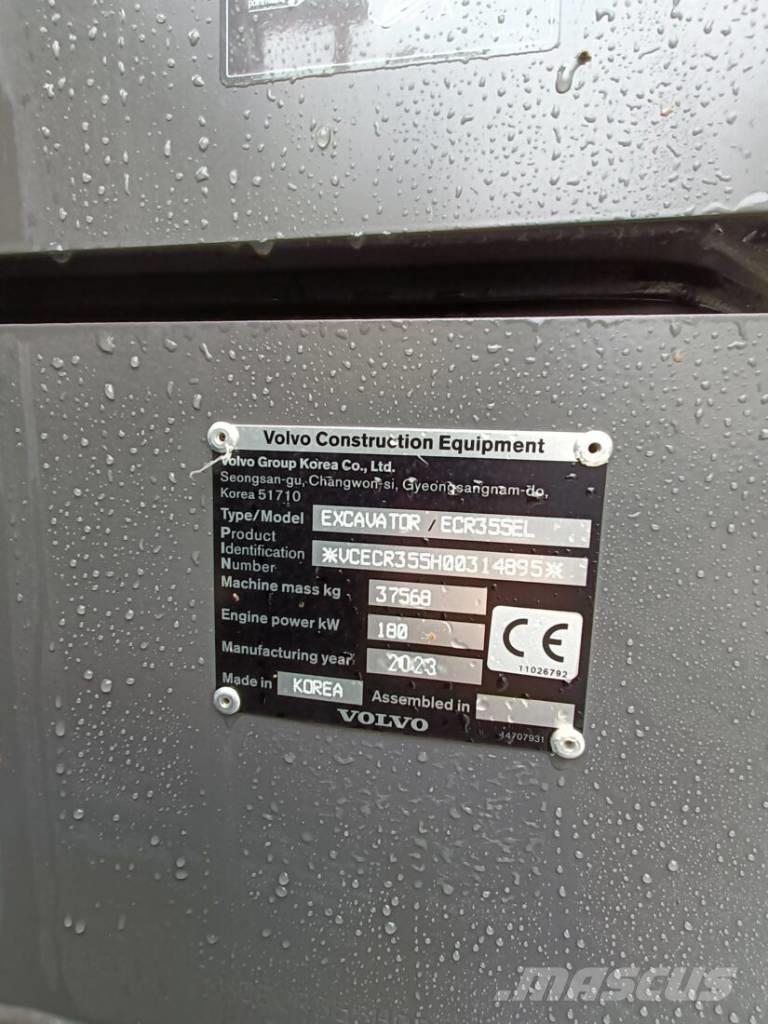 Volvo ECR 355 EL Roomikekskavaatorid