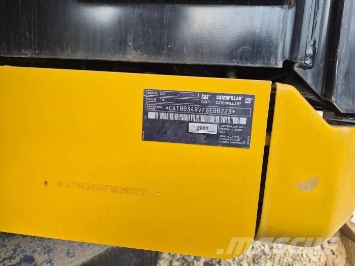 CAT 349 Roomikekskavaatorid