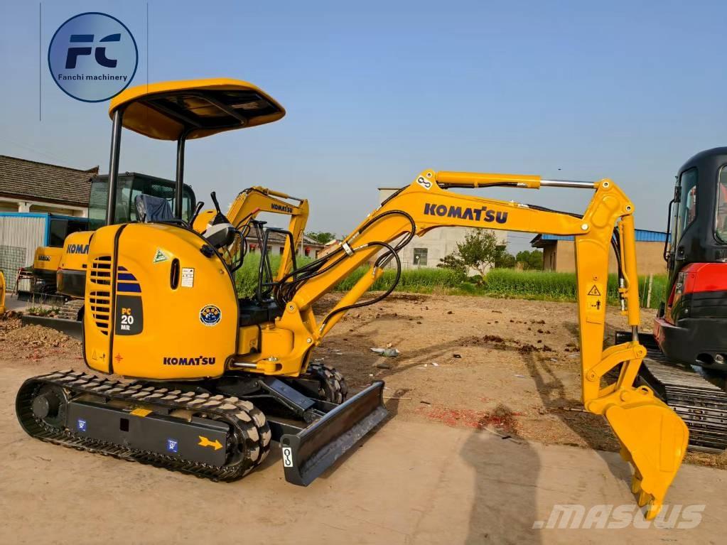 Komatsu PC 20 Roomikekskavaatorid