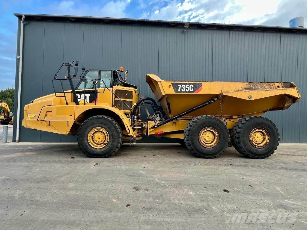 CAT 735C Liigendraamiga pinnaseveokid
