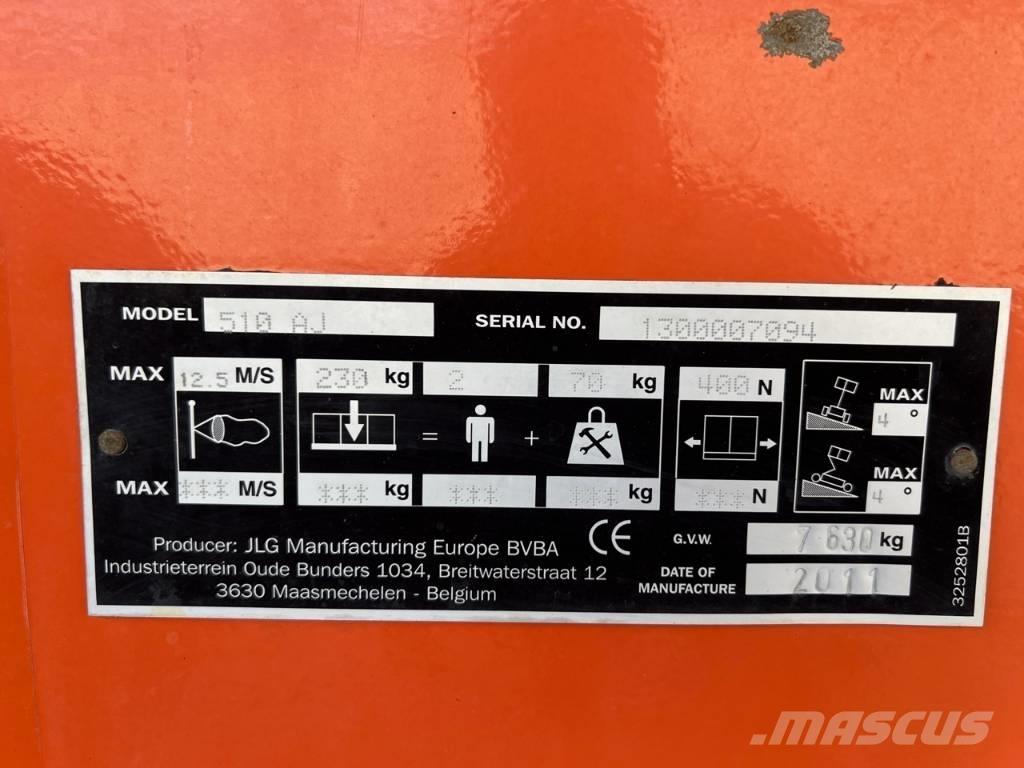 JLG 510 AJ Iseliikuvad poomtõstukid