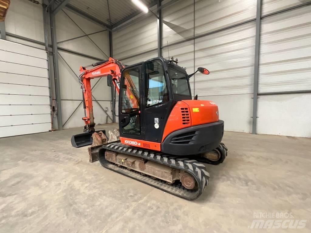 Kubota KX 080-4 Väikeekskavaatorid 7t-12t