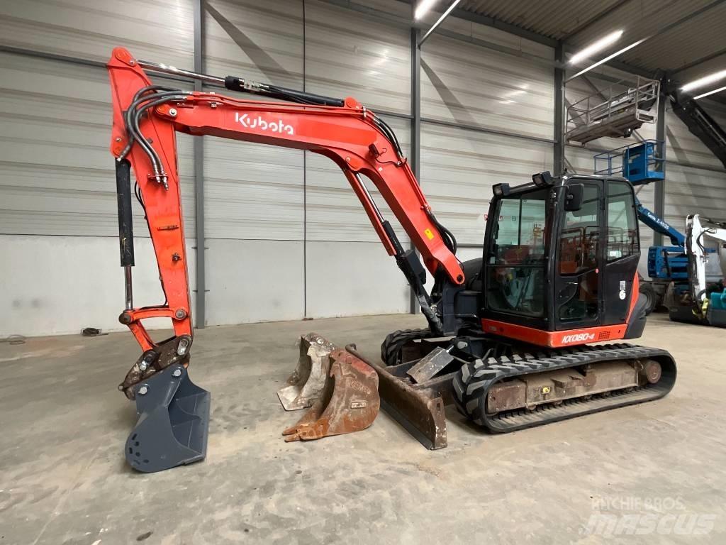 Kubota KX 080-4 Väikeekskavaatorid 7t-12t