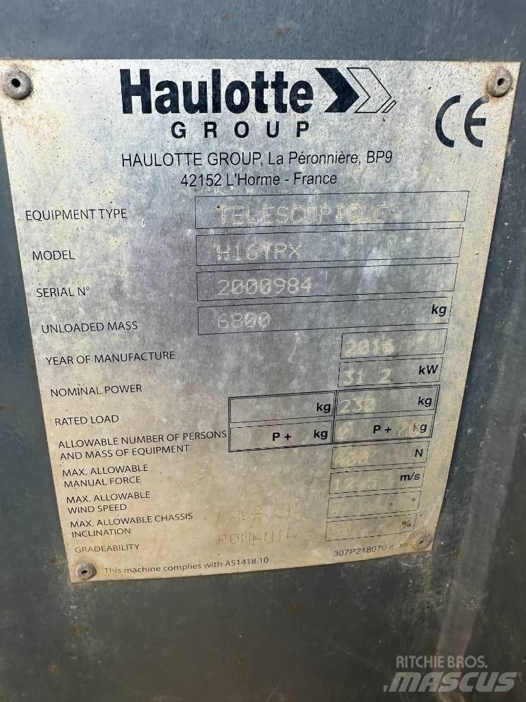 Haulotte H 16 TPX Teleskoop poomtõstukid