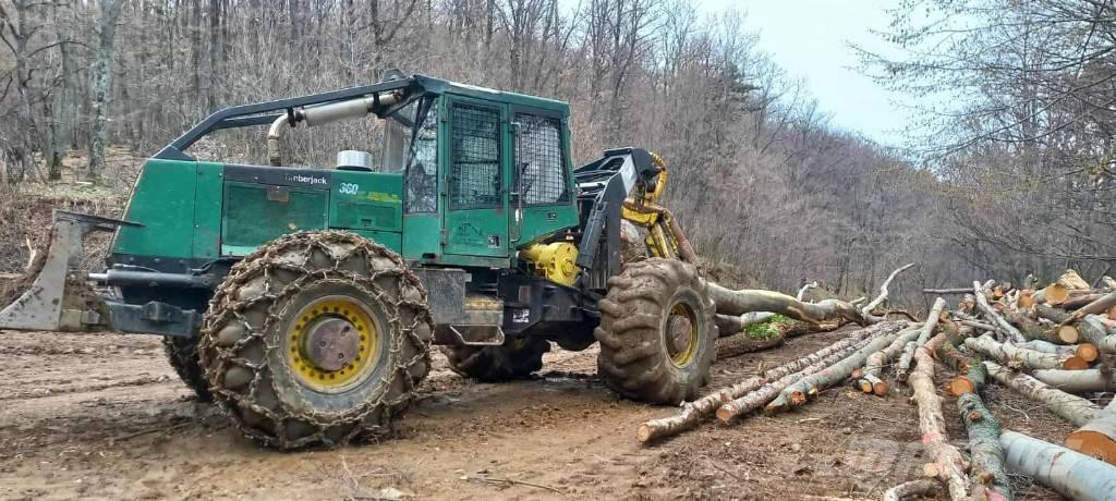 Timberjack 360 Väljaveotraktorid