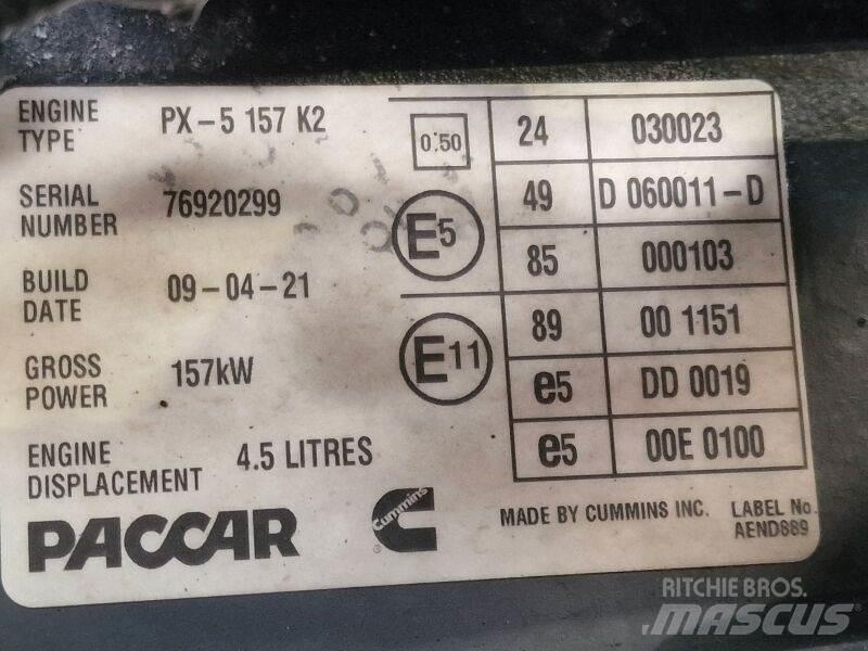 DAF PX-5 157 K2 Mootorid