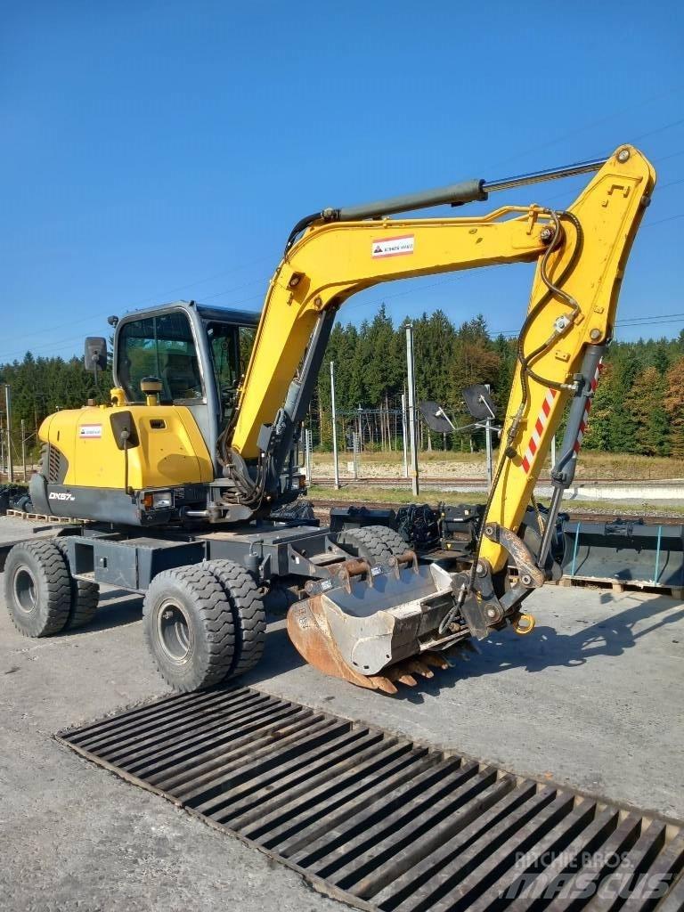 Doosan DX 57 W-5 Ratasekskavaatorid