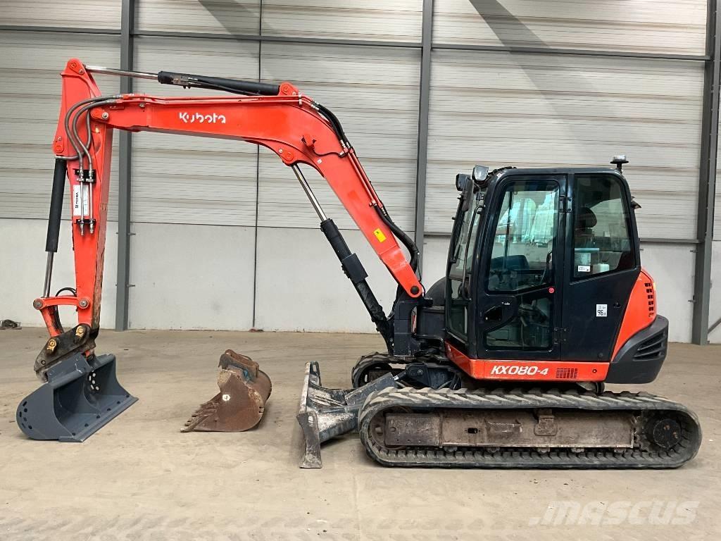 Kubota KX 080-4 Väikeekskavaatorid 7t-12t