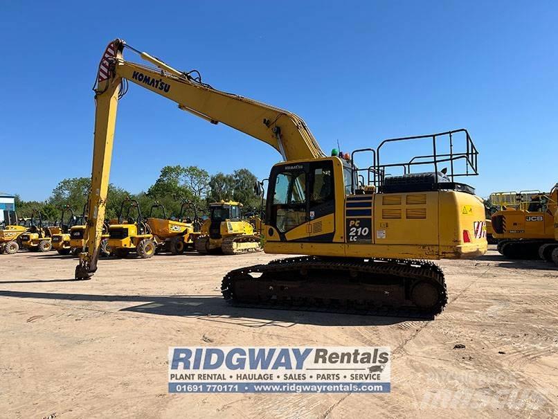 Komatsu PC 210 LC Pika noolega ekskavaatorid