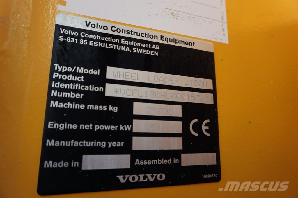 Volvo L 180 H Rataslaadurid