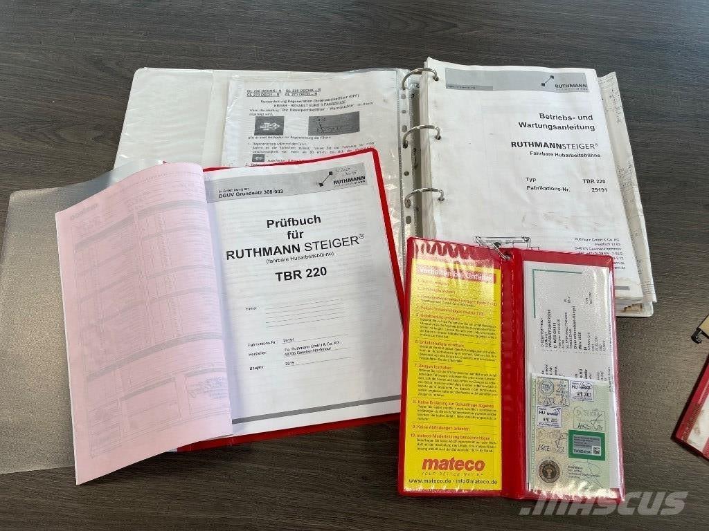 Ruthmann TBR 220 Auto korvtõstukid