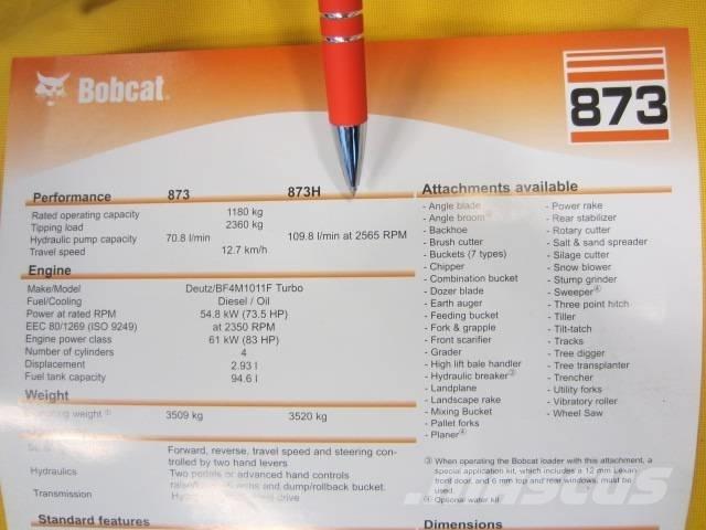 Bobcat 873 HF Kompaktlaadurid