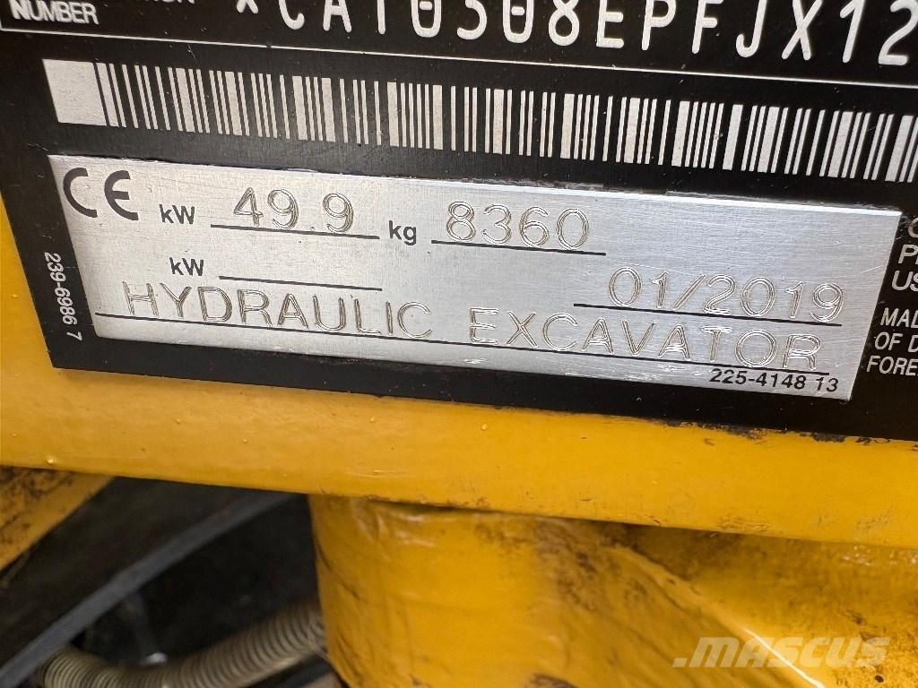 CAT 308 E 2 CR Väikeekskavaatorid 7t-12t