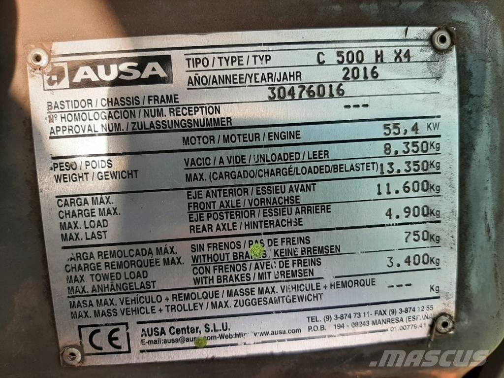 Ausa C 500 H X4 Maastikutõstukid