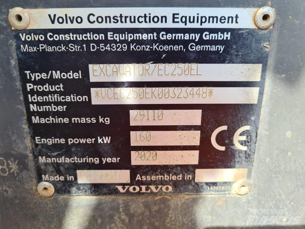 Volvo EC250 E L Roomikekskavaatorid