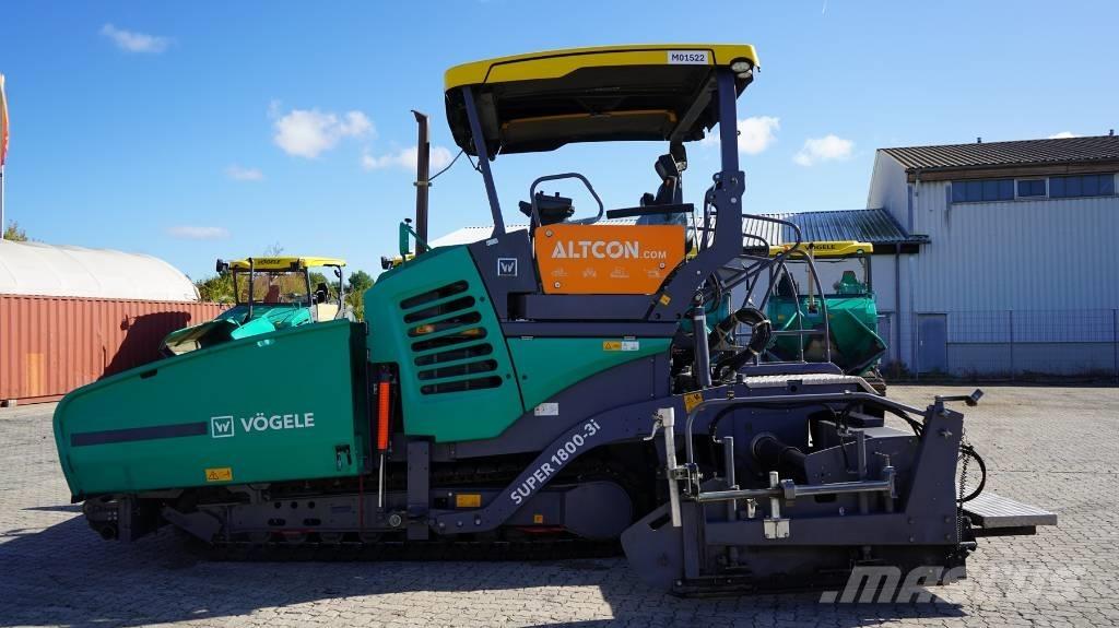 Vögele SUPER 1800-3I Asfaldilaoturid