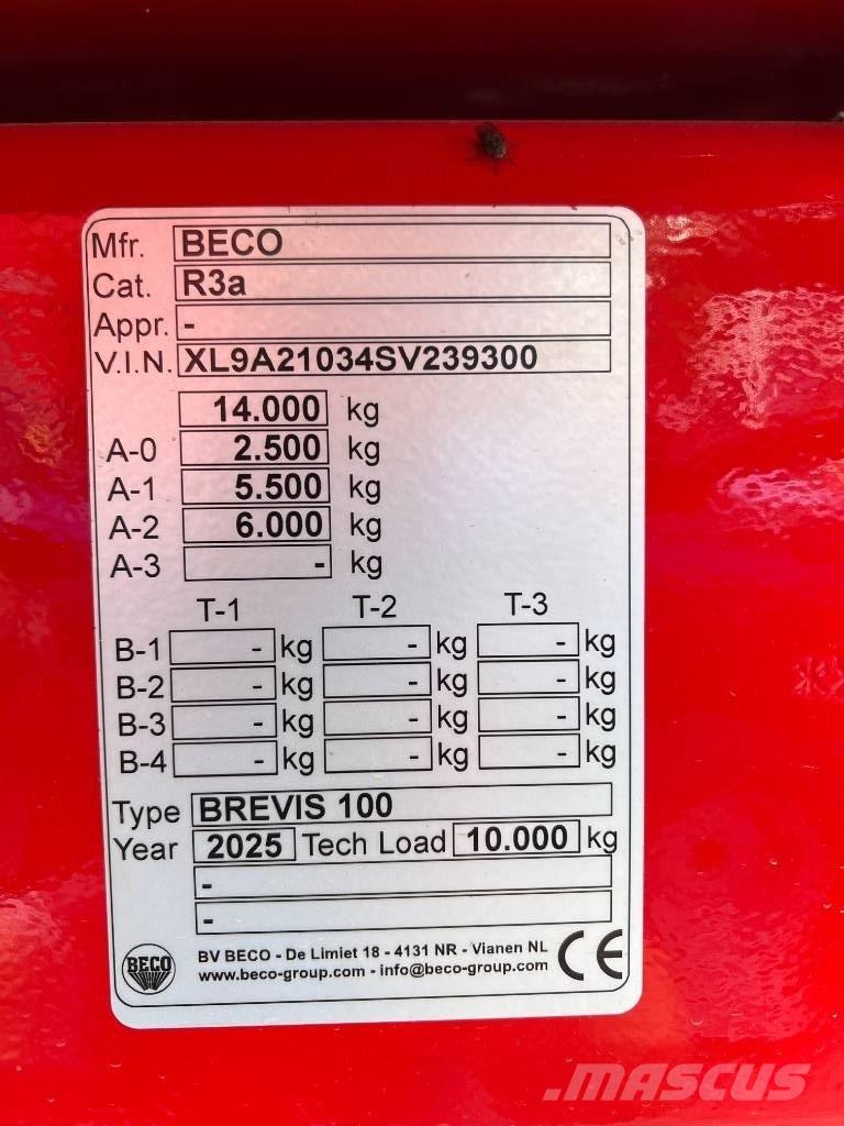 Beco brevis 100 Muud osad
