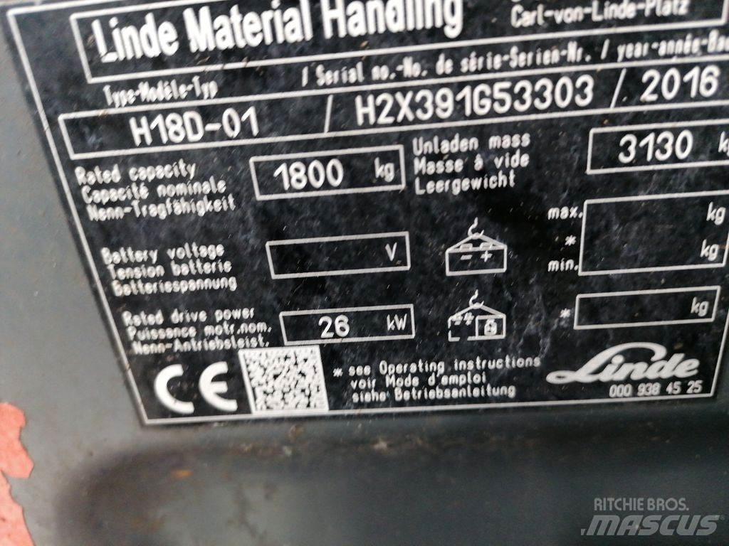 Linde H18D-02 Diiseltõstukid