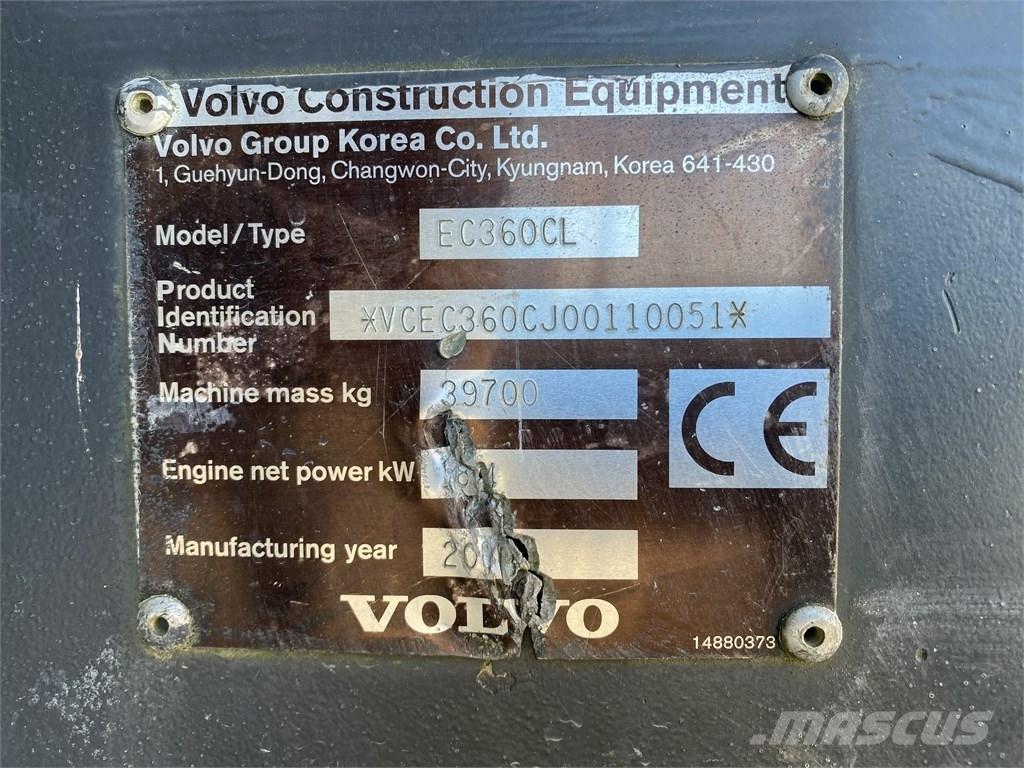Volvo EC 360 C Roomikekskavaatorid