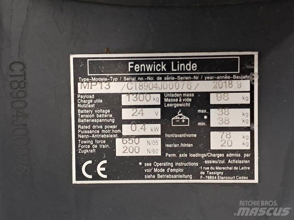 Linde MP13 Kahvelkäru