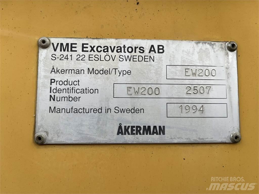 Åkerman EW200 4X4 Ratasekskavaatorid