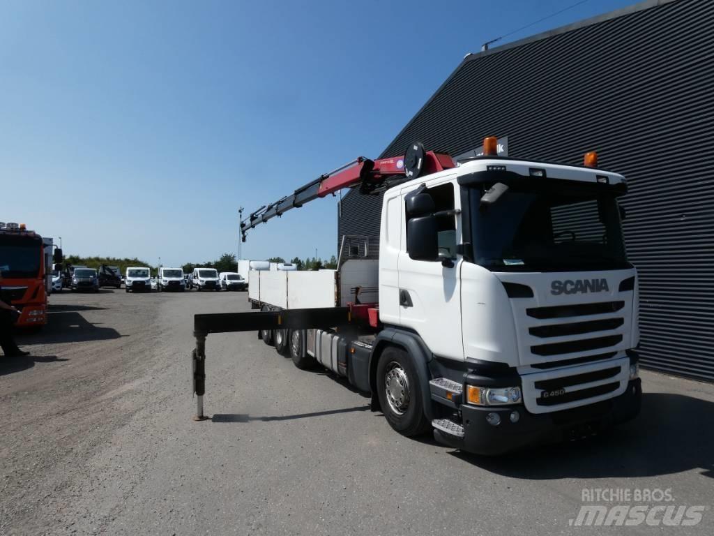 Scania G 450 Kraanaga veokid