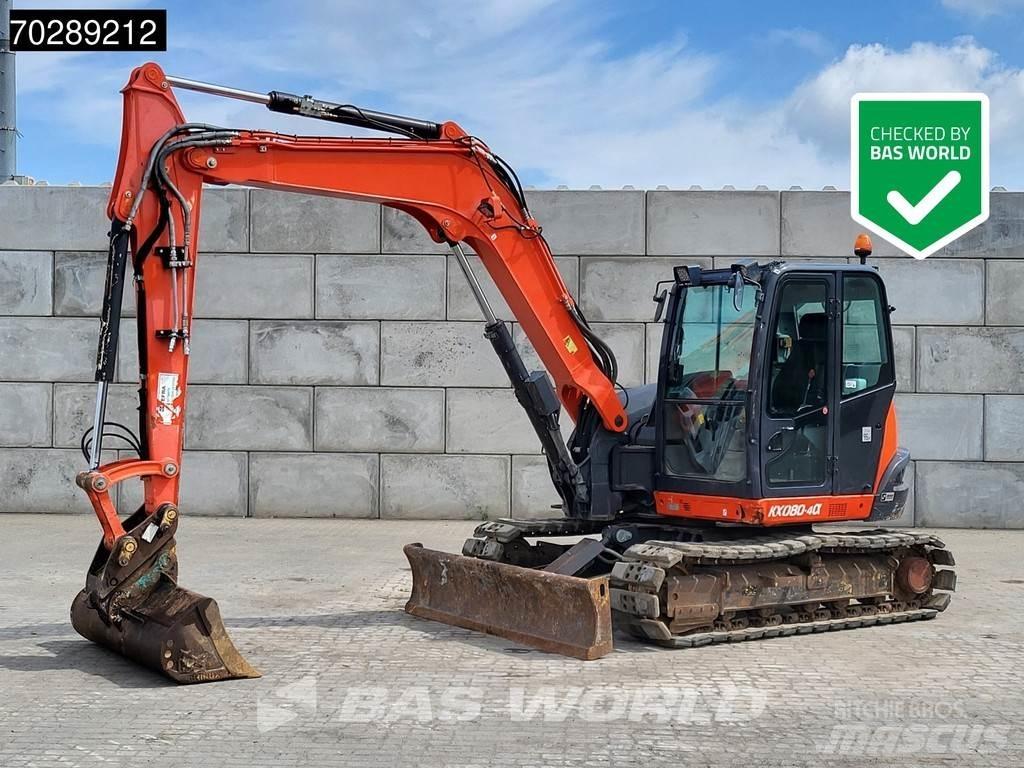 Kubota KX080 -4a Miniekskavaatorid < 7 t