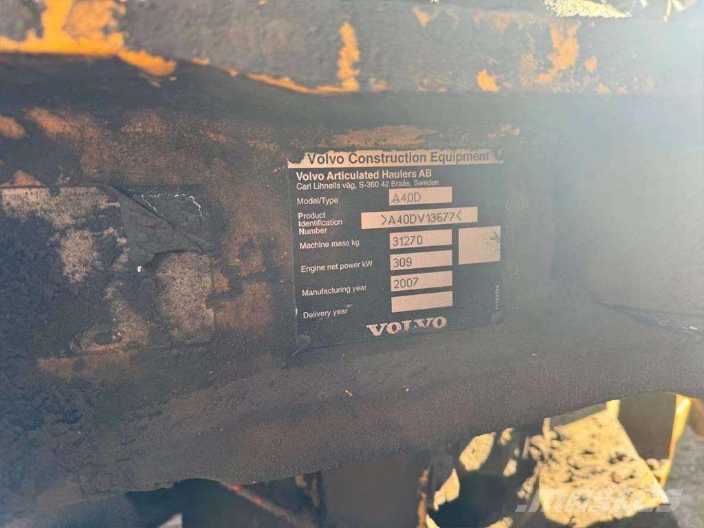 Volvo A 40 D Liigendraamiga pinnaseveokid