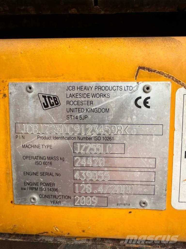 JCB JZ 255LC Roomikekskavaatorid