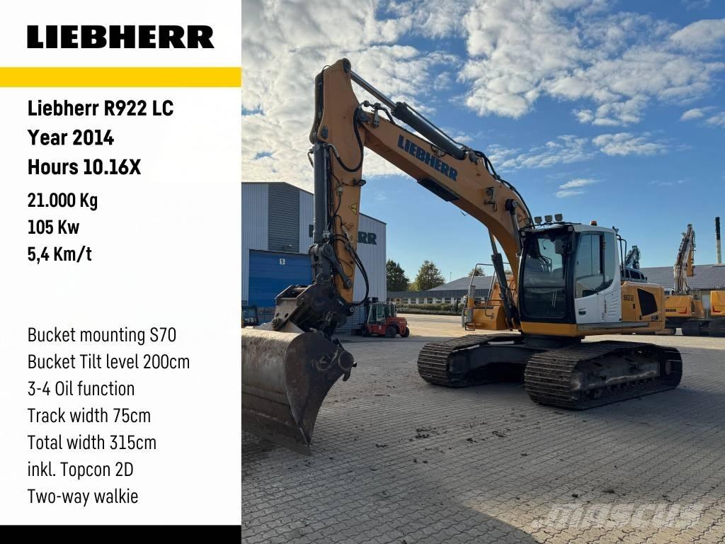 Liebherr R 922 Roomikekskavaatorid