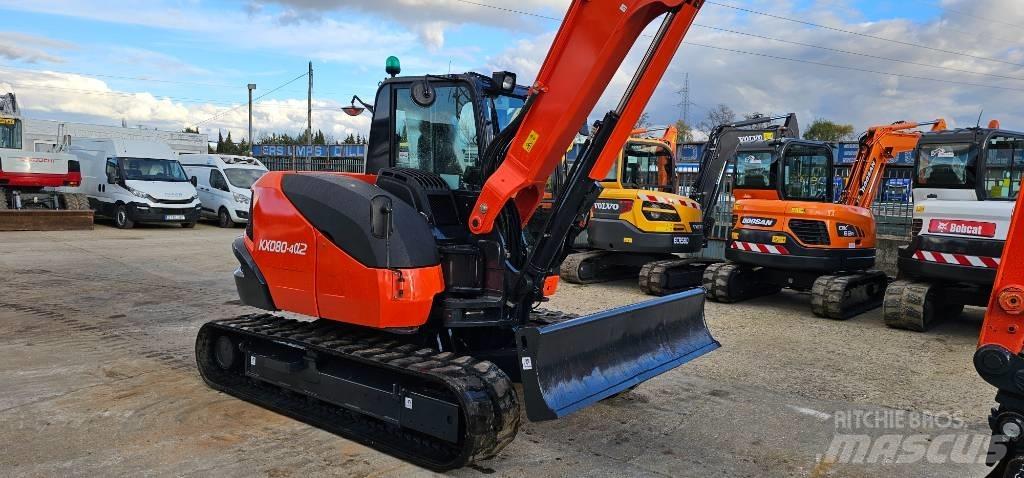 Kubota KX 080-4 Väikeekskavaatorid 7t-12t
