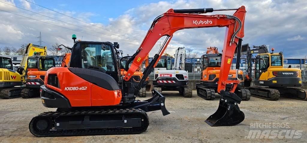 Kubota KX 080-4 Väikeekskavaatorid 7t-12t