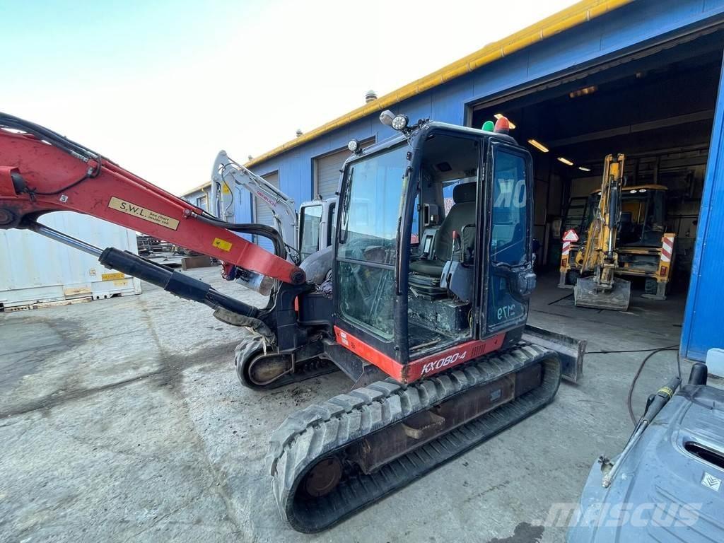 Kubota KX-080-4 Miniekskavaatorid < 7 t