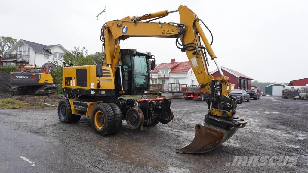 Hydrema MX 16 Rail Ratasekskavaatorid