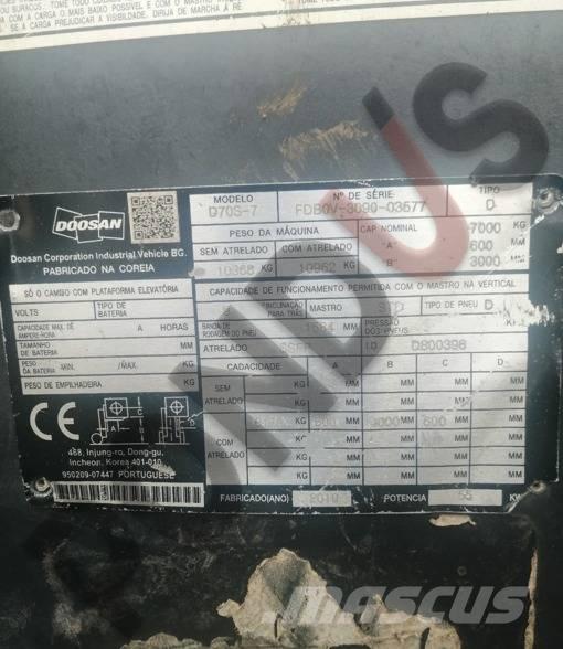 Doosan D 70 S-7 Diiseltõstukid