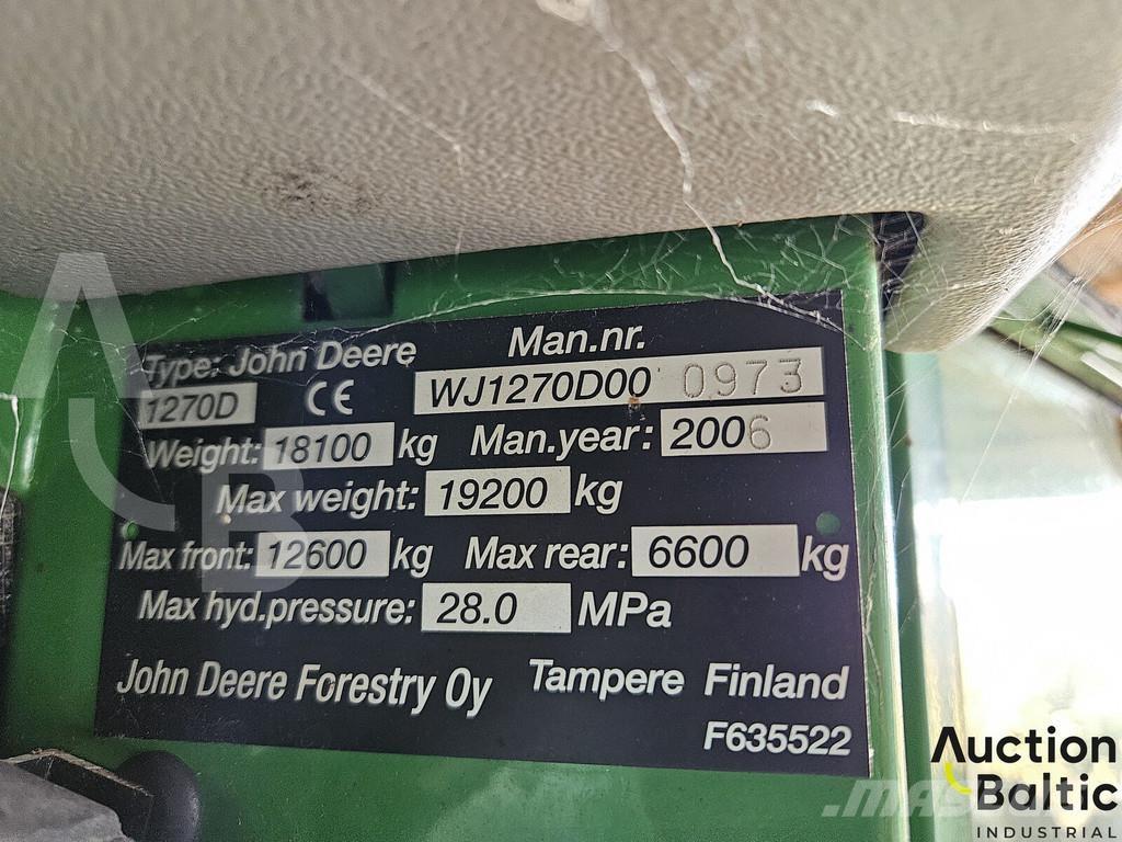 John Deere 1270 D Harvesterid