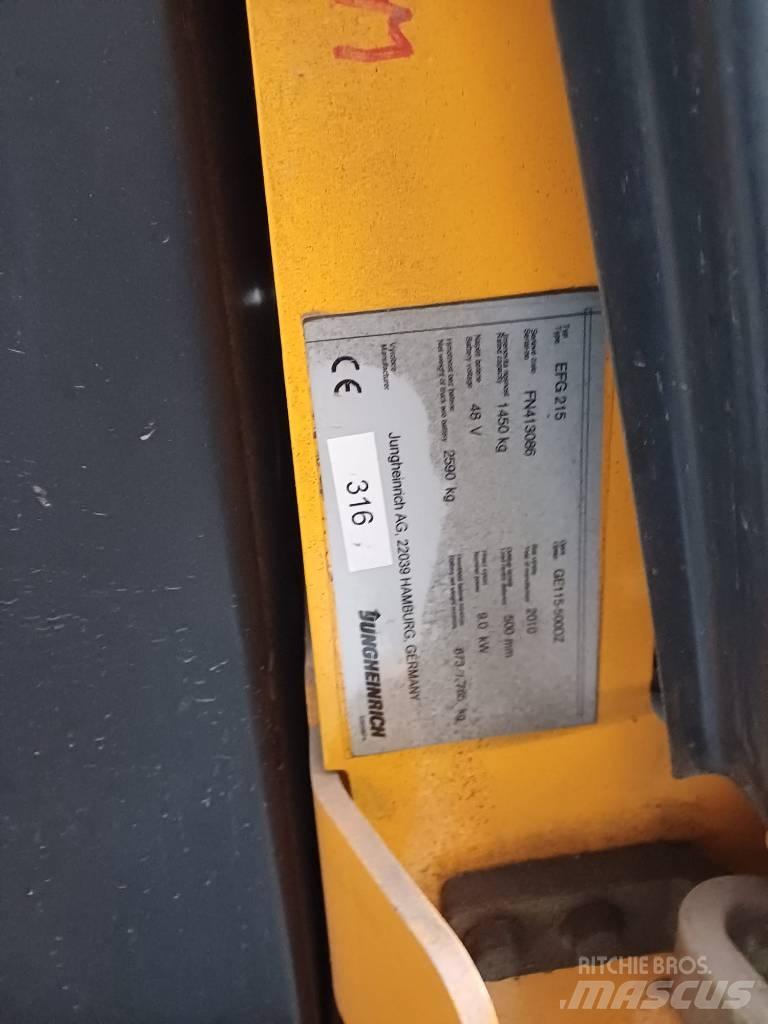 Jungheinrich EFG215 Elektritõstukid