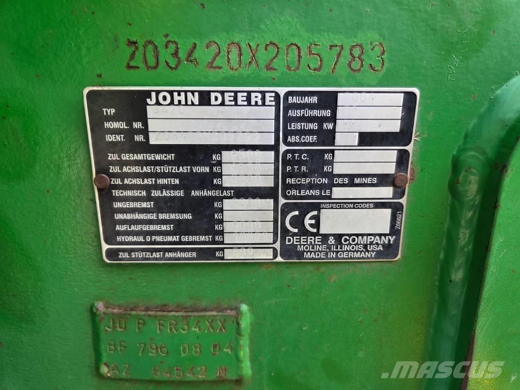 John Deere 3420 Põllumajanduslikud teleskoopkäitlejad