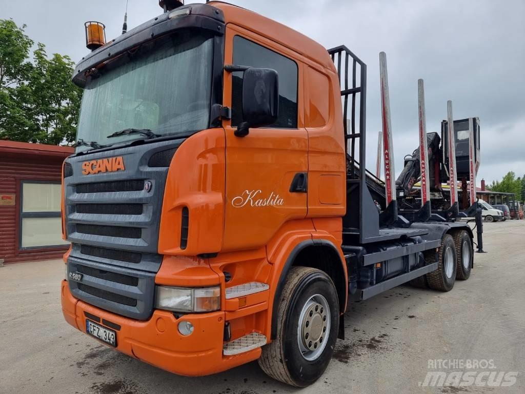 Scania R 580 Metsaveokid