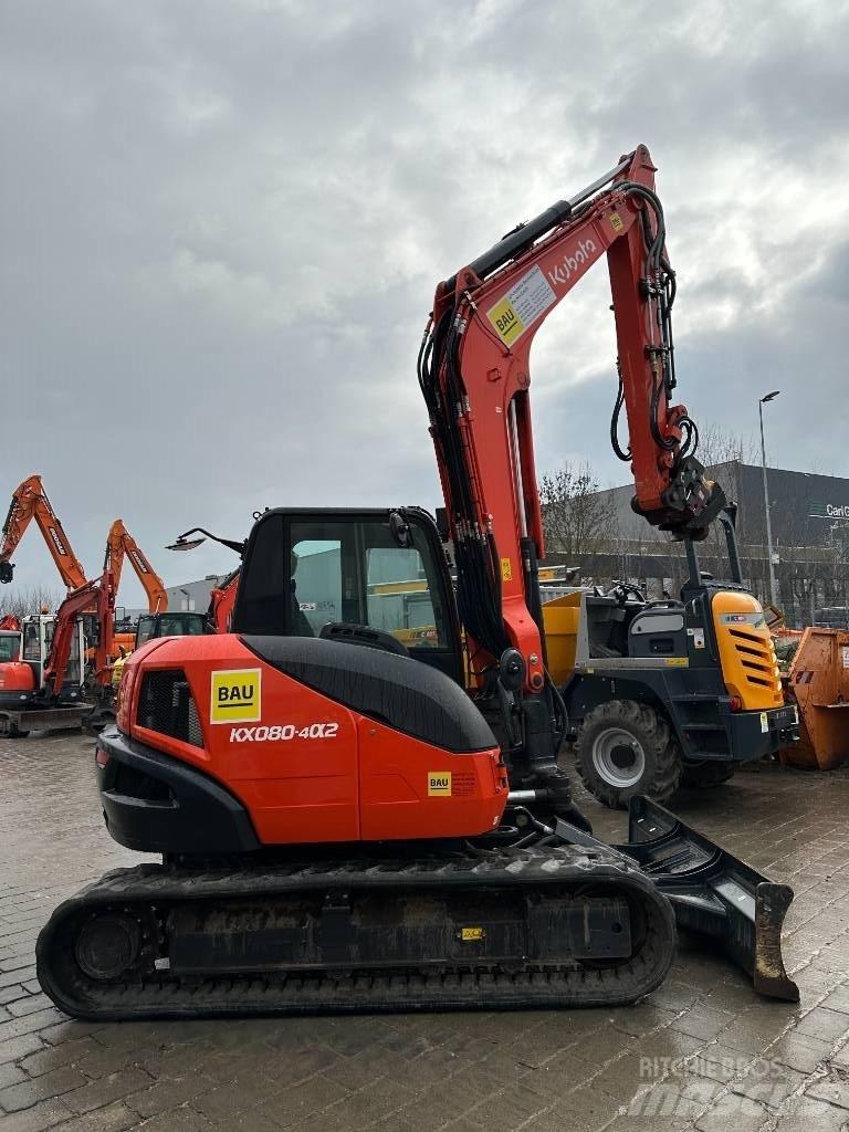 Kubota KX 080-4 Väikeekskavaatorid 7t-12t