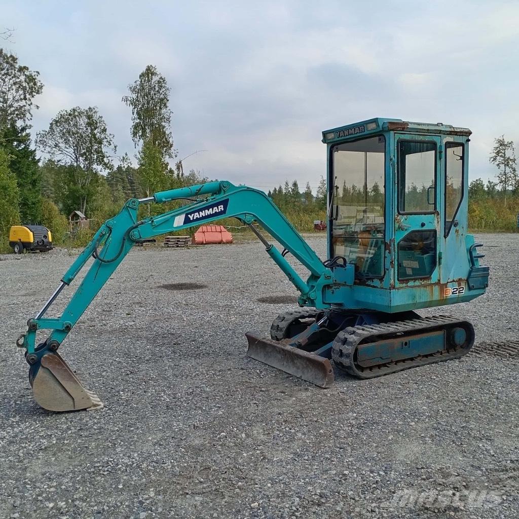 Yanmar B 22 Miniekskavaatorid < 7 t
