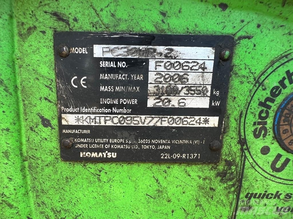 Komatsu PC 30 MR-2 Miniekskavaatorid < 7 t
