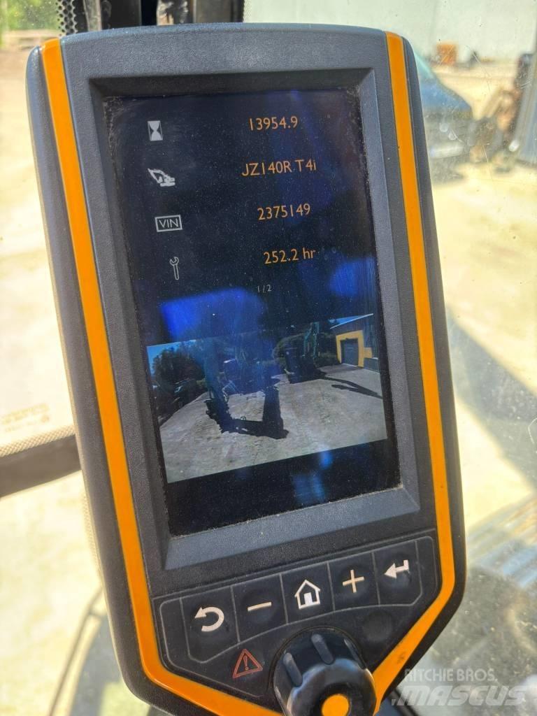 JCB JZ 140 LC Roomikekskavaatorid