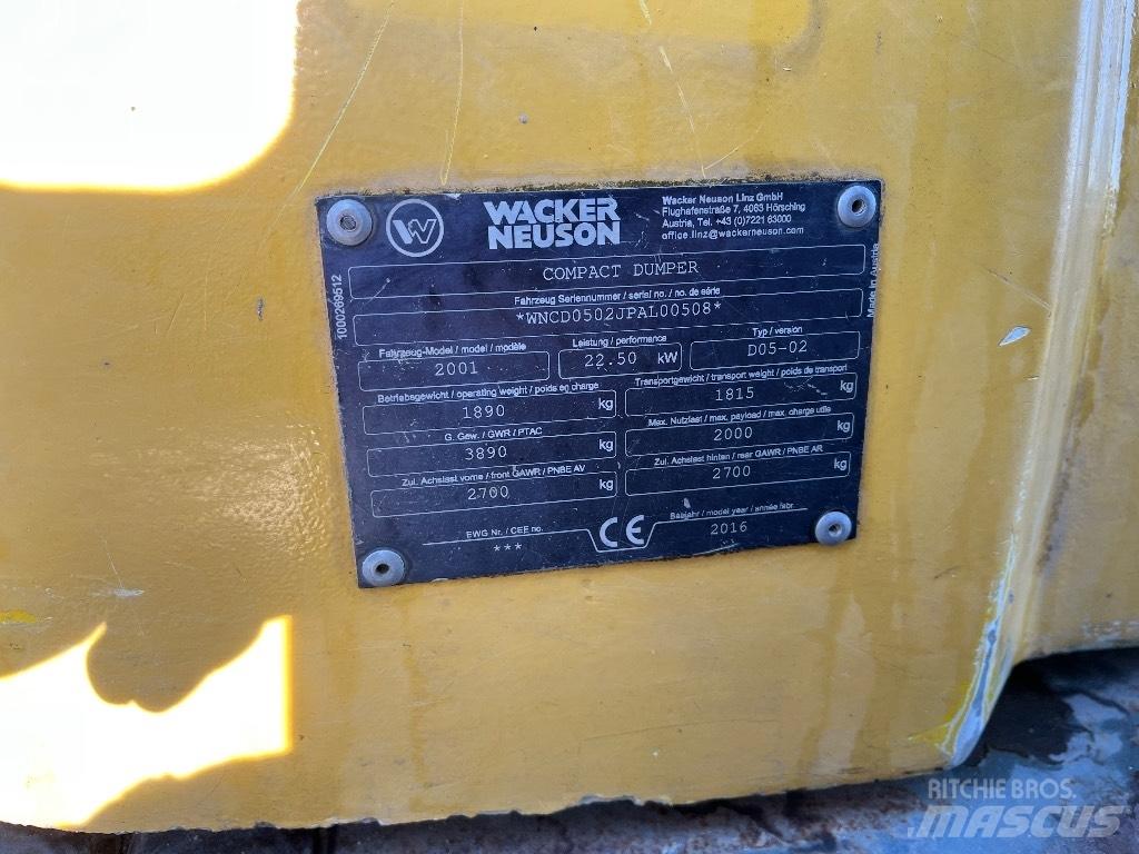 Wacker Neuson 2001 Väikekallurid