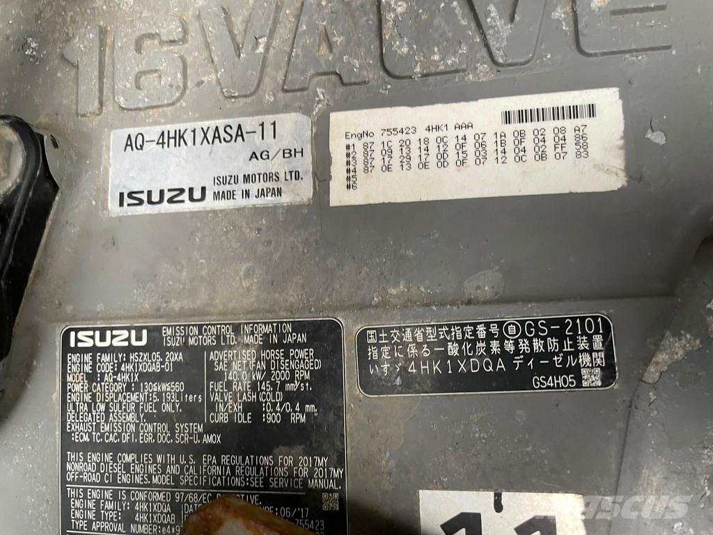 Hitachi ZX250LC-6 Roomikekskavaatorid