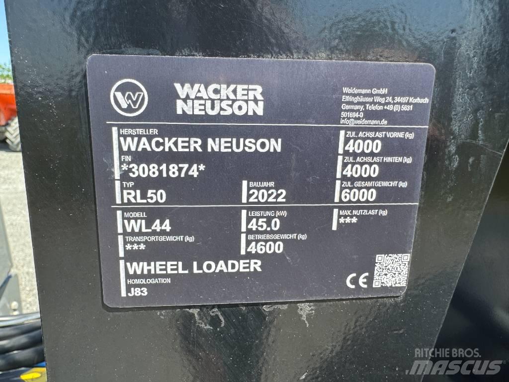 Wacker Neuson WL44 Rataslaadurid