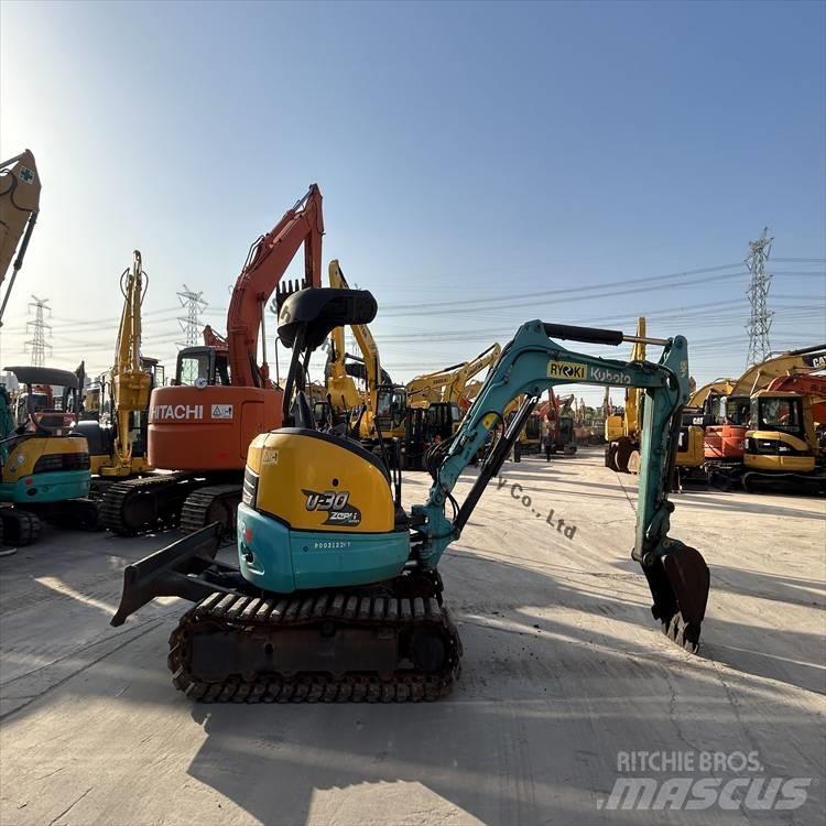 Kubota 30 Roomikekskavaatorid