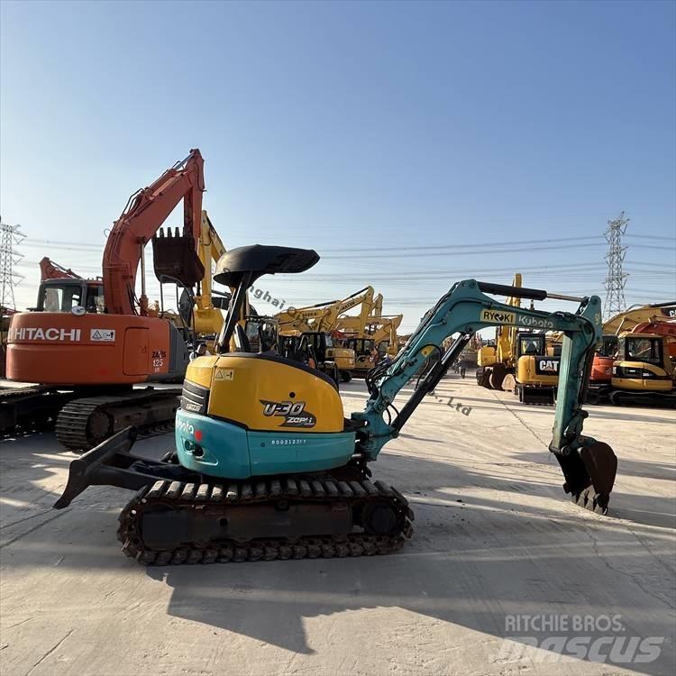 Kubota 30 Roomikekskavaatorid
