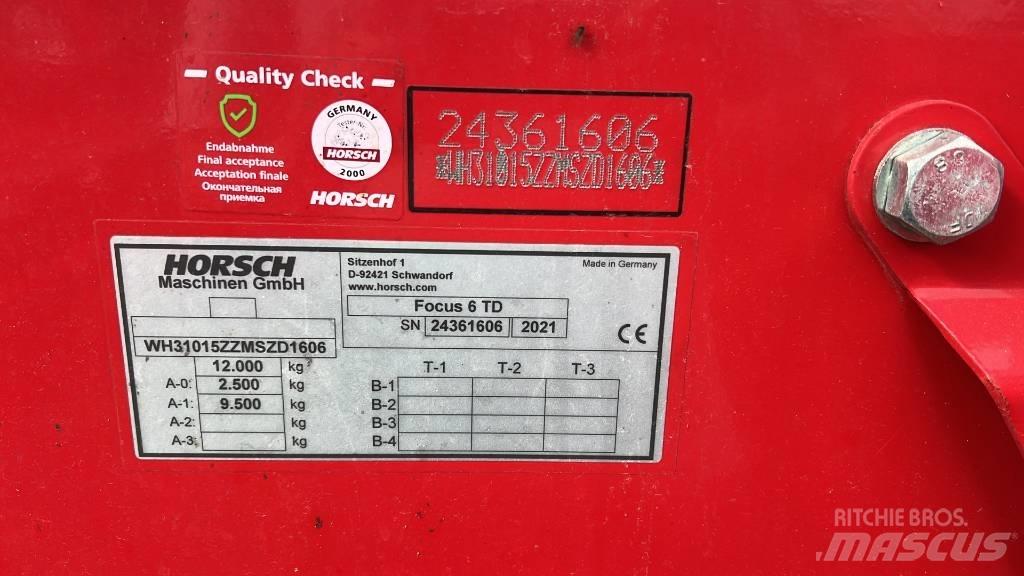 Horsch Focus 6 TD Külvikud