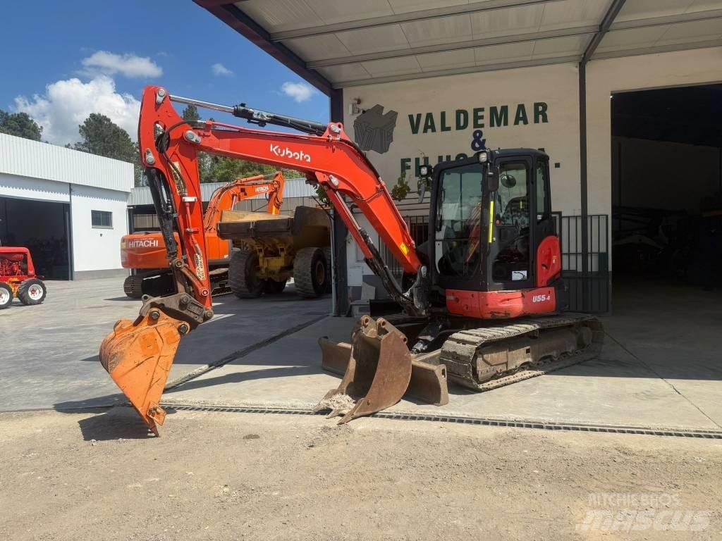 Kubota U 55-4, U55 Miniekskavaatorid < 7 t